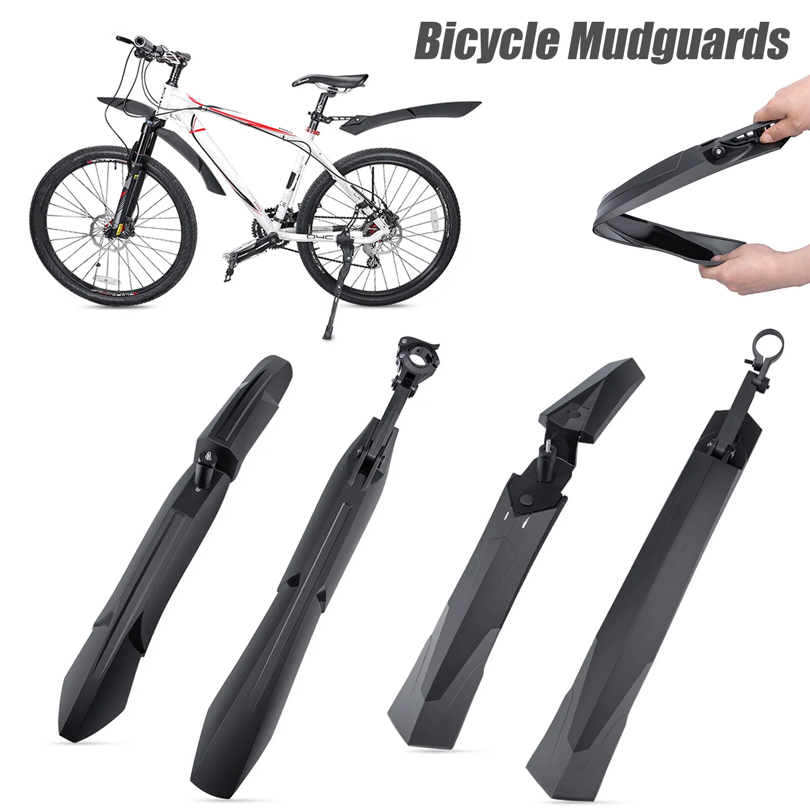 Набор крыльев брызговика для горного велосипеда расширенные удлиненные