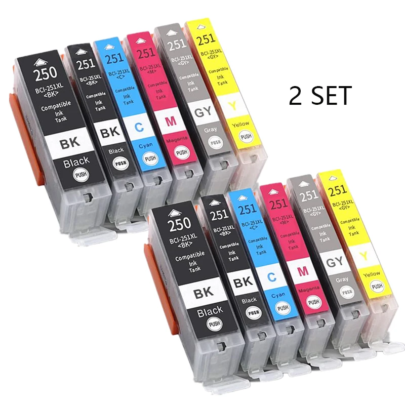 Чернильный картридж 12PK PGI250 для Canon PIxma MG6620 MX922 MG5620 MG5420 MG6320 MG6420 MG7520 MG5520