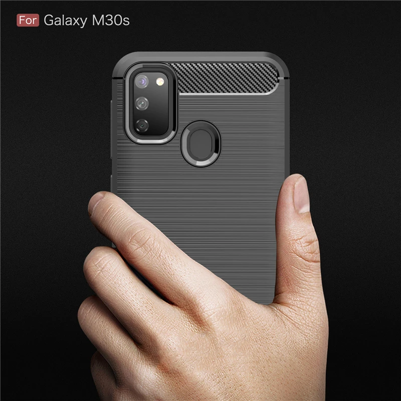 Чехол для samsung Galaxy M30S чехол противоударный бампер чехол из углеродного волокна для samsung M30S чехол для Funda samsung Galaxy M30S чехол