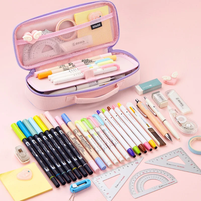 

Pencil case Cute Stationery box Pen case Children's pencil box Japanese simple ins Stationery bags for boys and girls Schoolgirl