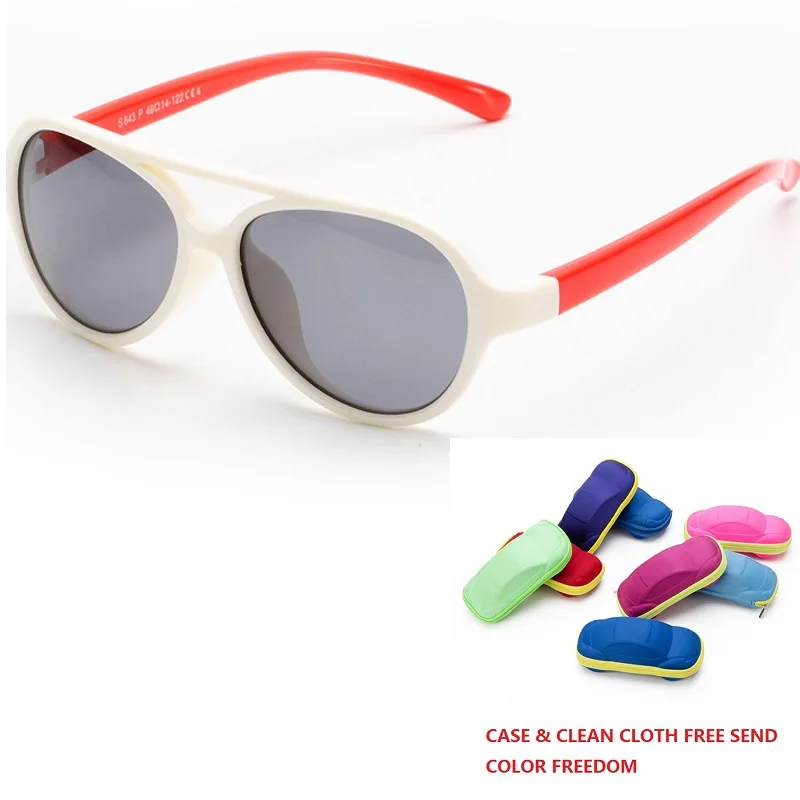 Zerosun поляризационные солнцезащитные очки для детей мальчиков и девочек HD защита