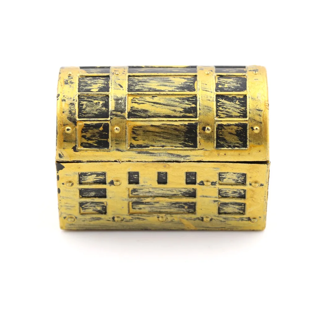 Retro Small Plastic Storage Box Miniature Treasure Pirate Jewelry Decorative Trinket Pearl Case |