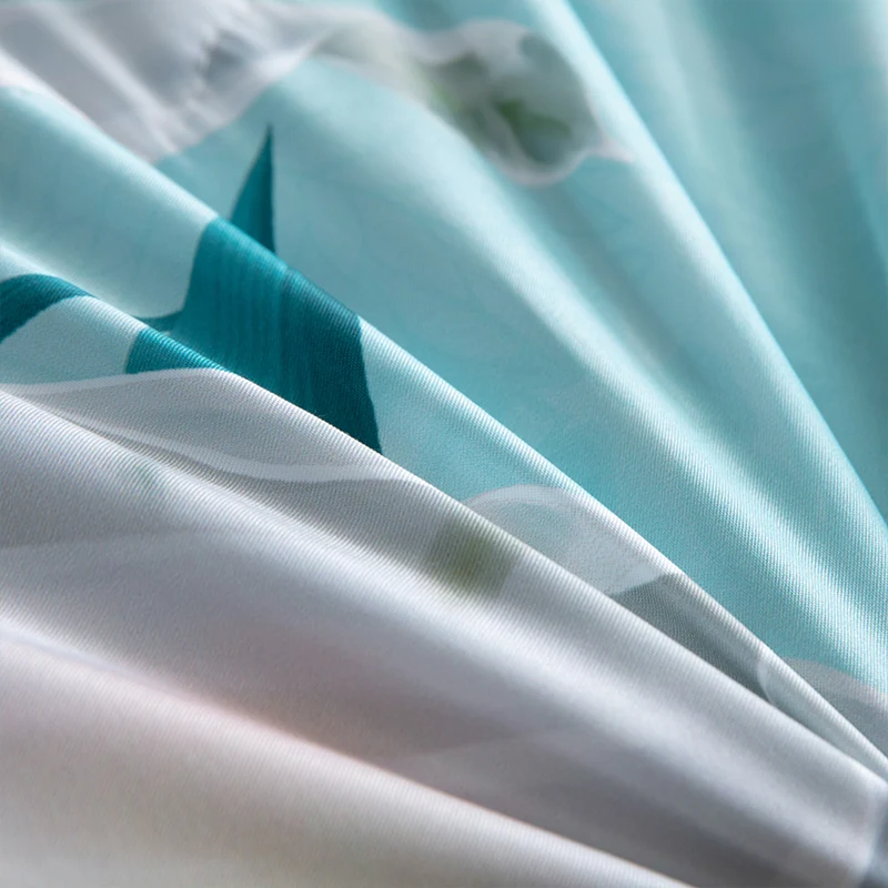 

Air Conditioning Printing Thin Summer Cool Quilt Single Double Breathable Sofa Office Bed Travel Quilt Cover Blanket For Bed