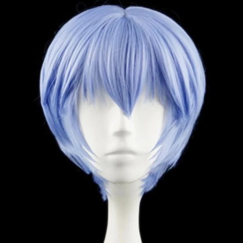 ЕВА Ayanami Рей с короткими светильник быми волосами для косплея харипин