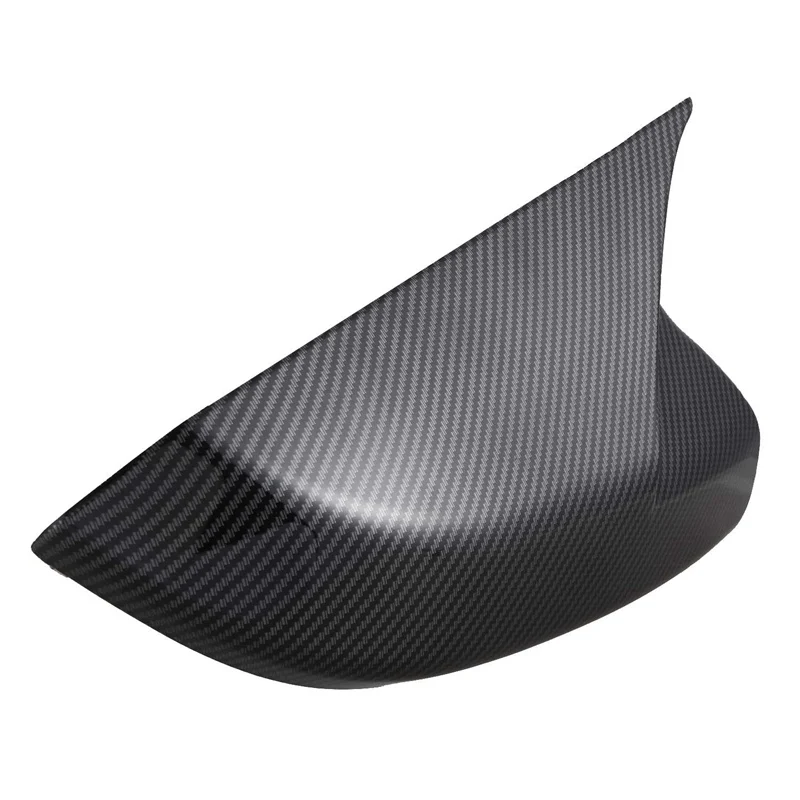 For Honda Civic 10Th 2016 2017 2018 Horn Shape Abs Carbon Fiber Style Rear View Side Mirror Cover Rearview Caps | Автомобили и