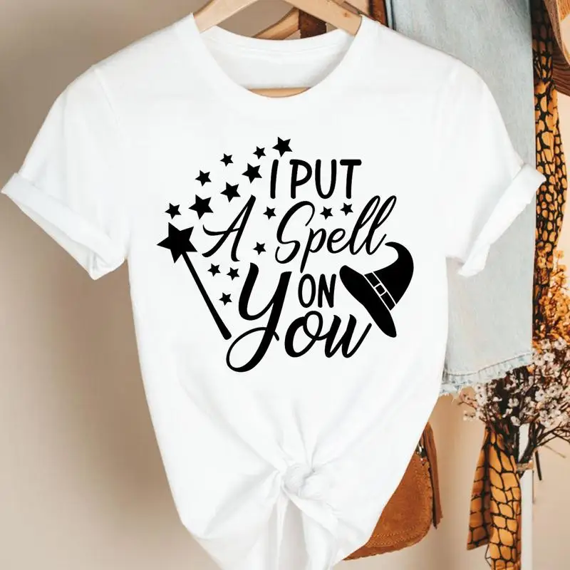 

Autumn Plaid Skull Coffee Fall Women Clothing Thanksgiving Halloween Print Graphic Tee Top Cartoon Tshirt Female T-shirt