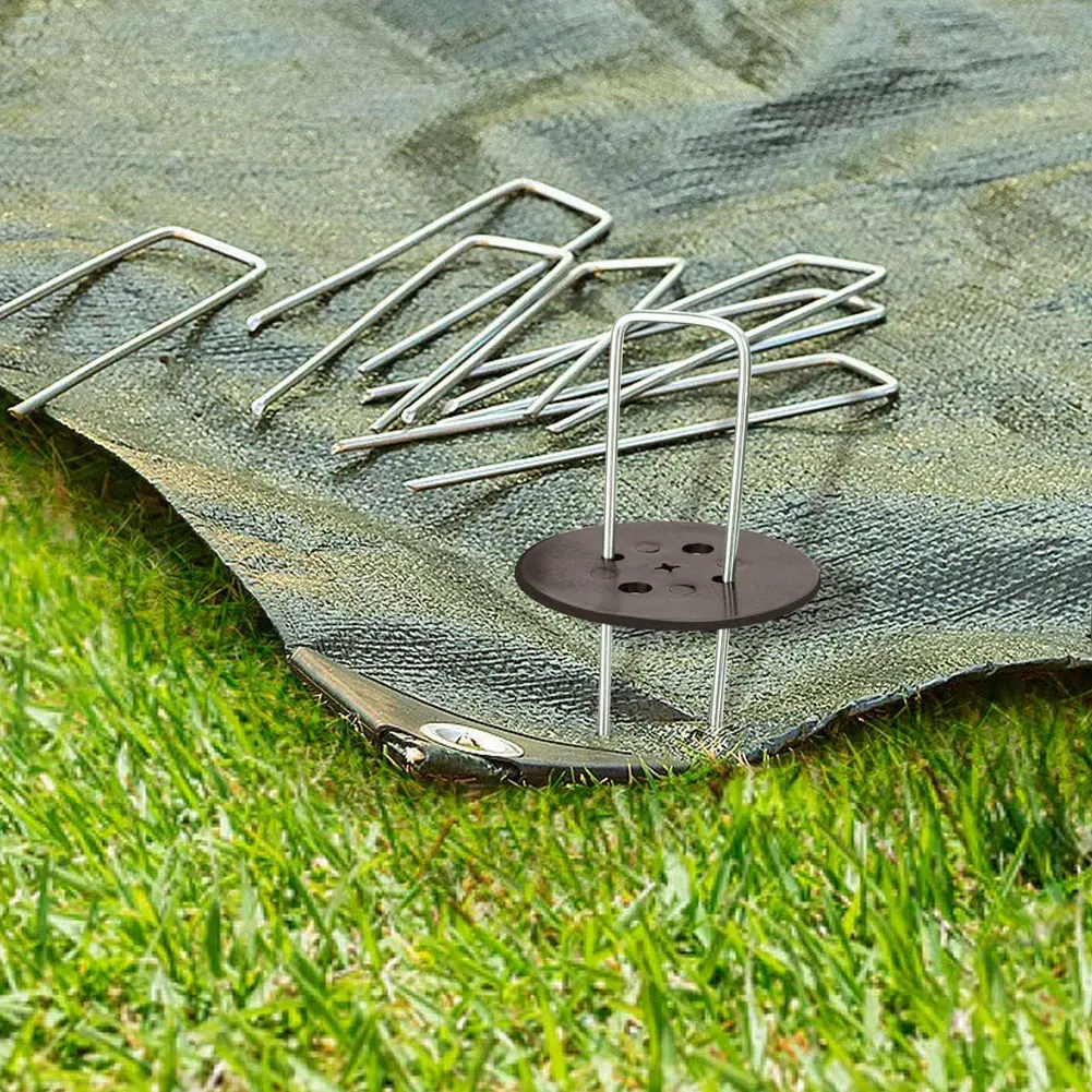 50 шт./компл. искусственная трава газон U-образные штифты Металлические