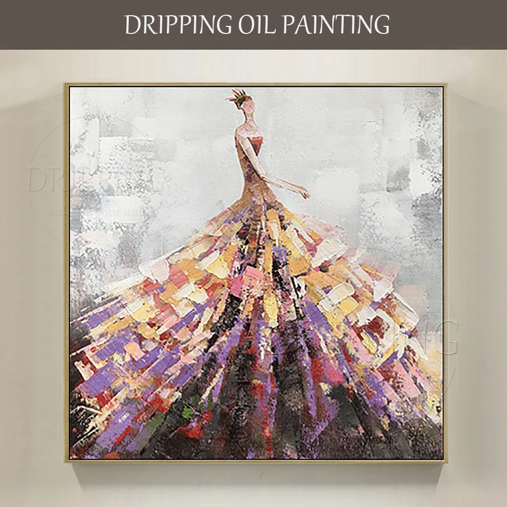 Художественное искусство ручной работы высококачественный портрет абстрактной