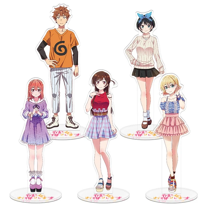

Anime Rent A Girlfriend Mizuhara Chizuru Nanami Cosplay Desk Acrylic Desk Figure Stand Model Plate Decor Gift