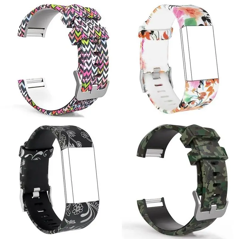 Новый ремешок на запястье для Fitbit Charge 2 Смарт часы полосы Мягкий регулируемый