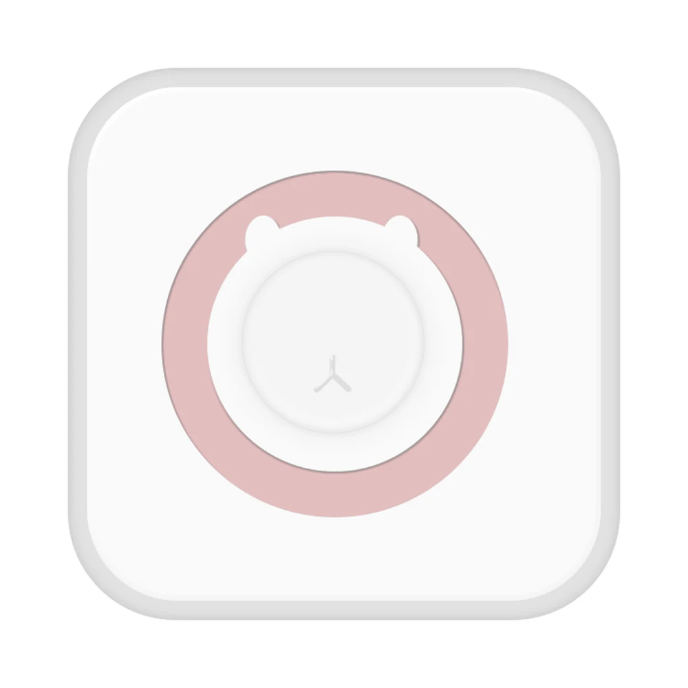 Карманный термопринтер BT миниатюрный перезаряжаемый принтер для