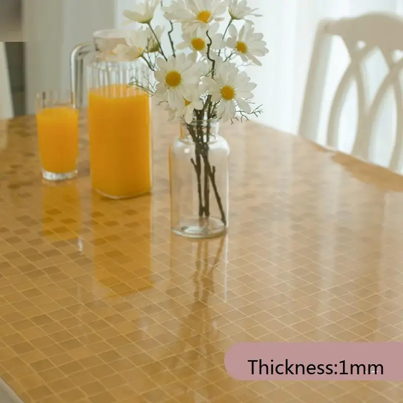 Пластиковый обеденный прозрачный чехол Tafellaken прямоугольный наппа Toalha De Mesa ПВХ
