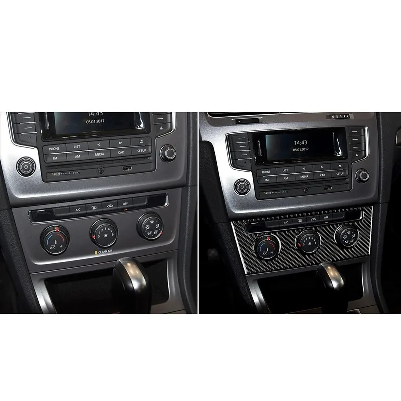 Автомобильный регулятор кондиционера Mutips из углеродного волокна поворотная