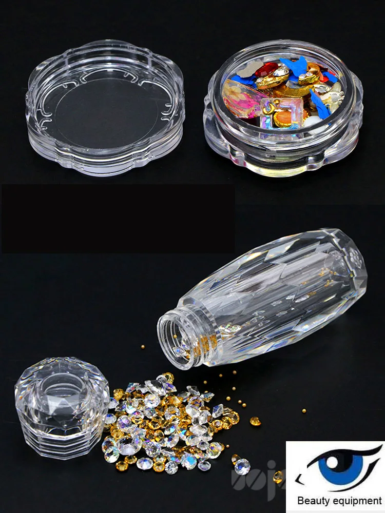 Инструменты для ногтей специальные лаки ювелирные изделия пустая бутылка