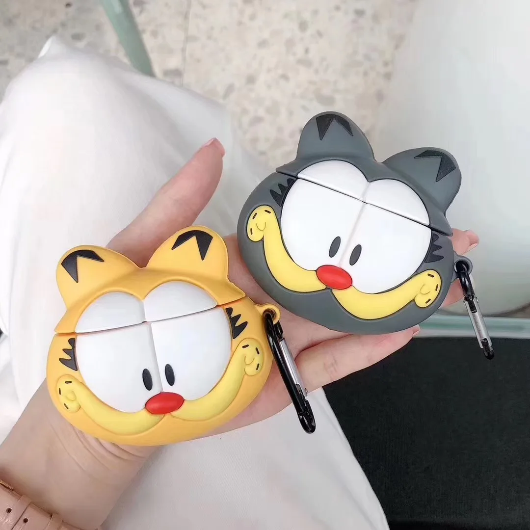 Чехол для наушников Airpods 2 чехол силиконовый медведь кошка молоко динозавр