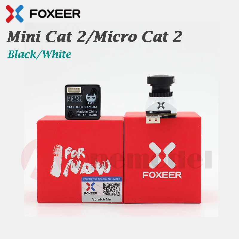 Новое поступление Foxeer Mini Cat 2/Micro 2 StarLight FPV камера с низким уровнем шума 0 0001lux низкая