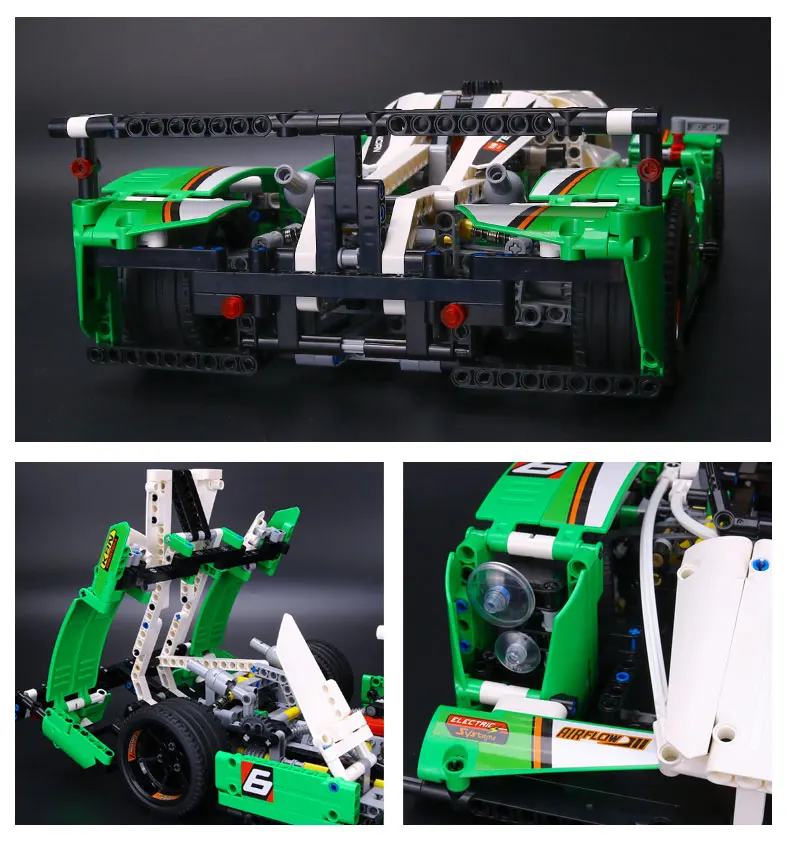 DHL 20003 Technic Car Series 42039 24 часа гоночного автомобиля, сборные блоки, кирпичи, детские игрушки, рождественские подарки