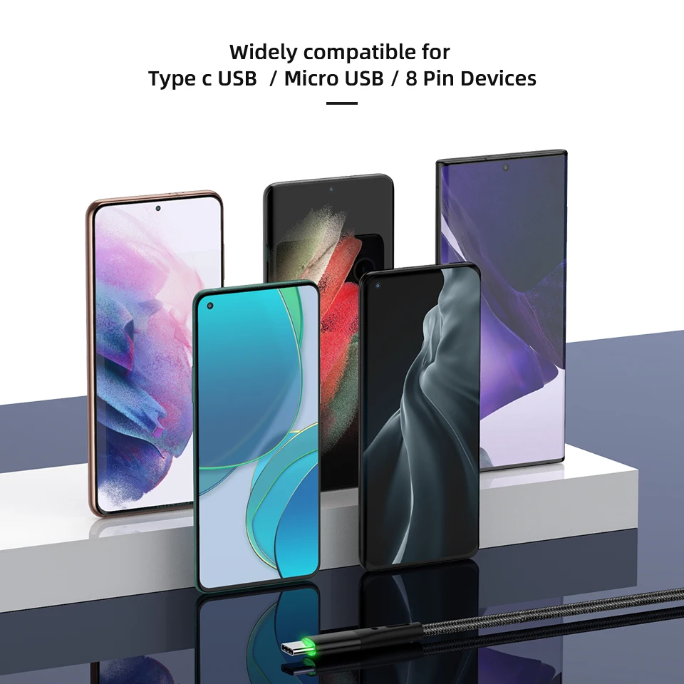 3A кабель с разъемом Usb Type-C 2 m 3M для быстрой зарядки и Usbc типа C Samsung S21 S20 Plus Note 20