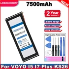 Аккумулятор для планшета LOSONCOER 7500 мАч LR3912584 для планшета VOYO I5 I7 Plus KS26