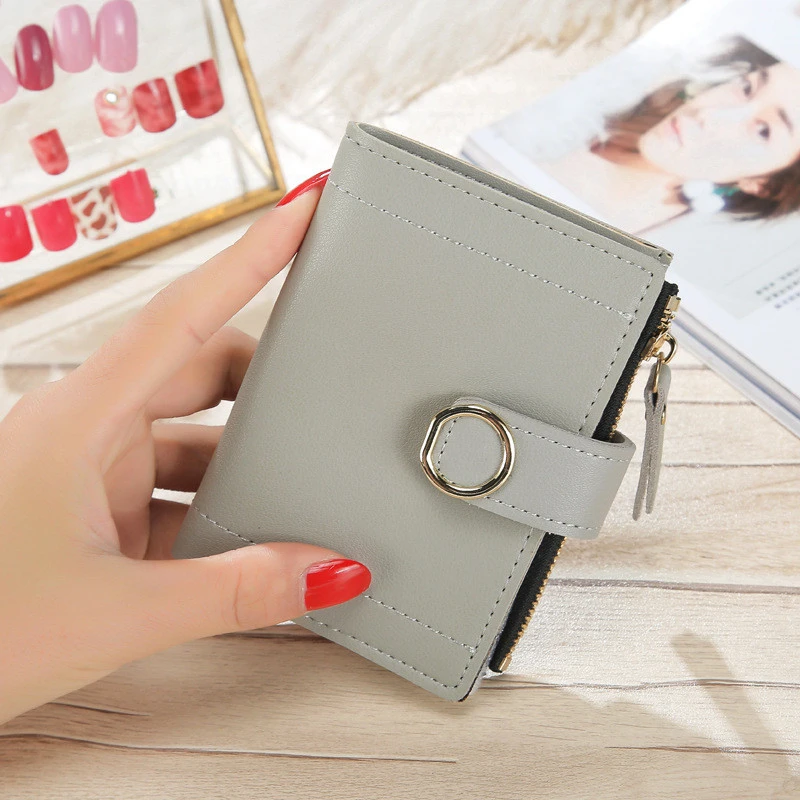 

Women Wallets Fashion Leather Small Purse Women Ladies Card Bag For Women 2020 Clutch Women Female Purse Money Clip Wallet