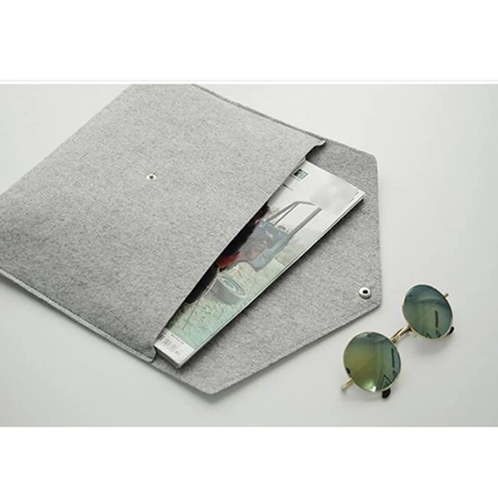 

2 Pcs A4 File Folders Felt Folder Expanding Document Folder Portable Felt Holder Documents Folders Briefcase Bag(Dark Grey and