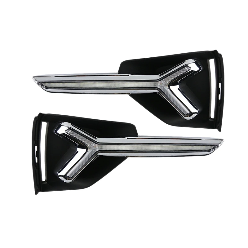 2 шт. Автомобильные светодиодные дневные ходовые огни противотуманные фары в