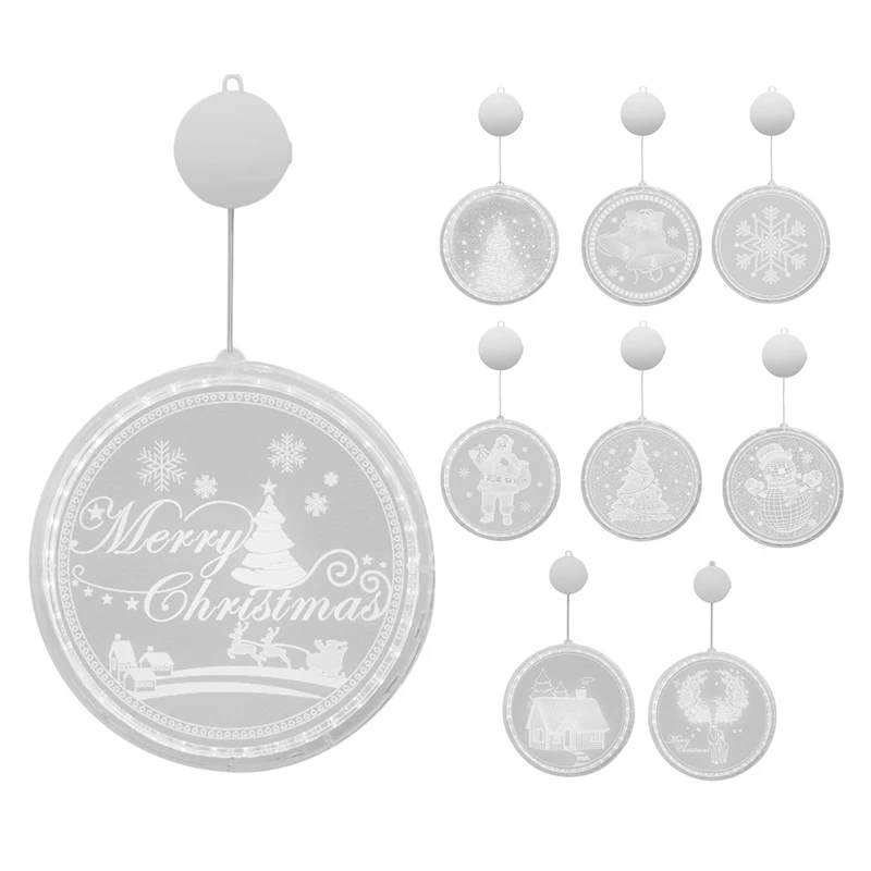 

Рождественская гирлянда, светодиодсветодиодный Рождественская Декоративная гирлянда для окон, стен, окон, украшение для спальни