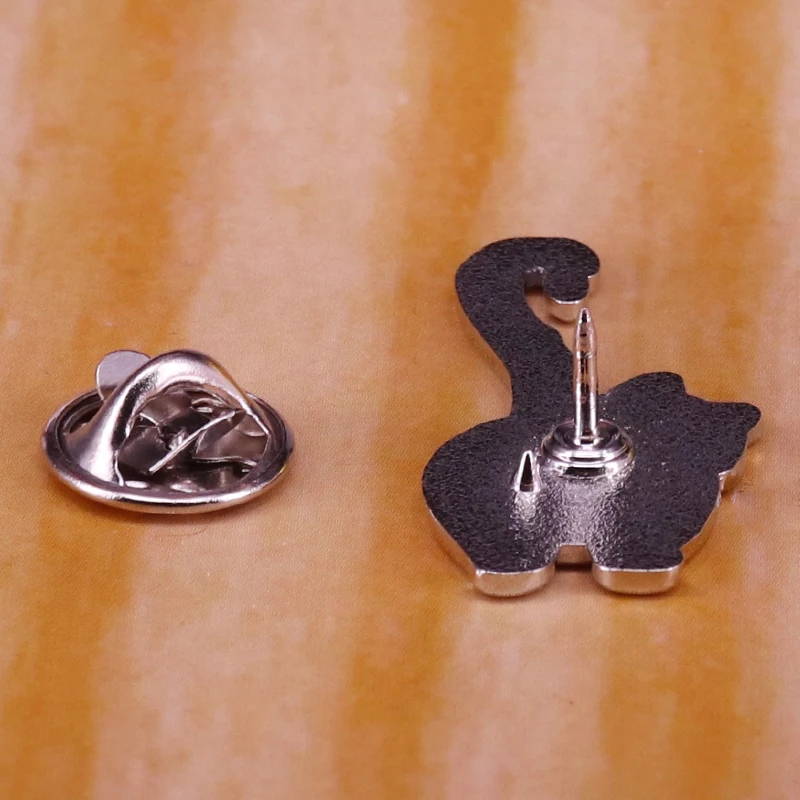 Cute Christmas cat pin in glitter gorgeous quirky festive jewelry | Украшения и аксессуары