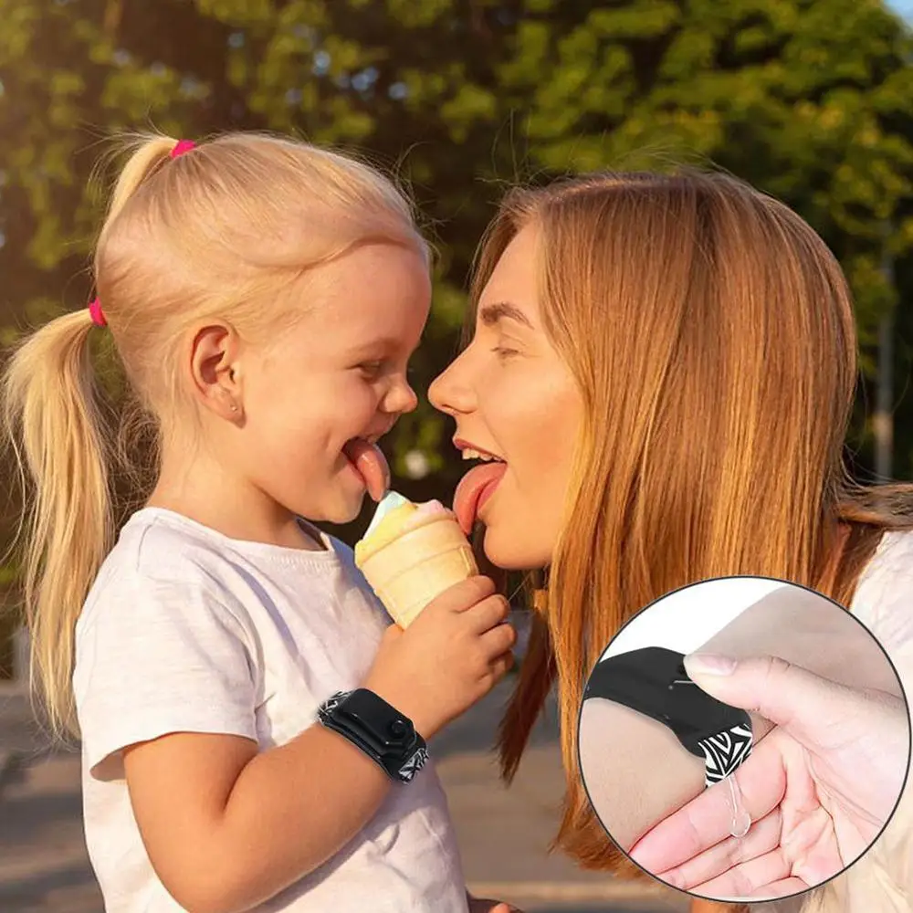 Multi-combination hand sanitizer dispenser disposable silicone strap bracelet wrist W6K5 | Наручные часы