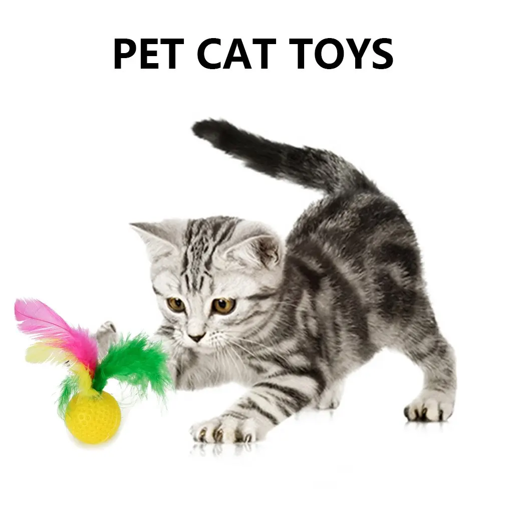 Набор сменных игрушек в виде перьев для кошек 14 шт. | Дом и сад