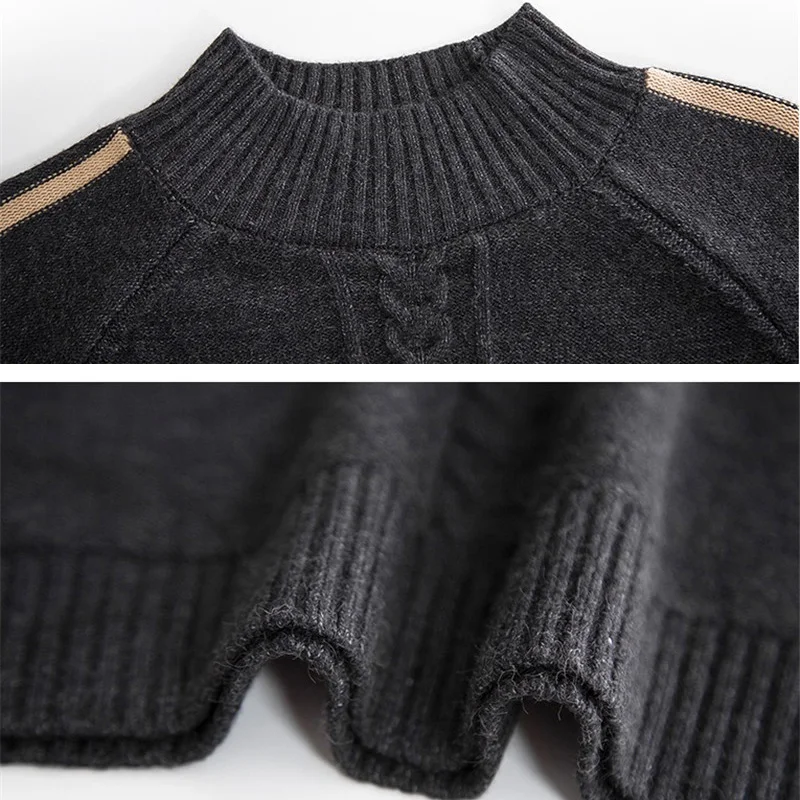 

Korean Sweater Dress Women Knitted Sweaters Dresses Long Sleeve Casual Sweater Dress Plus Size Pullover Elegant Dresses Vestidos