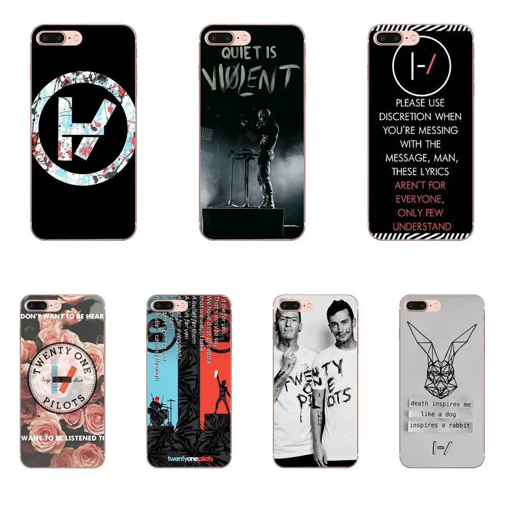 Музыкальная Группа 21 Twenty One Pilots для HTC Desire 530 626 628 630 816 820 A9 M7 M8 M9 M10 E9 U11 U12 Life Plus TPU