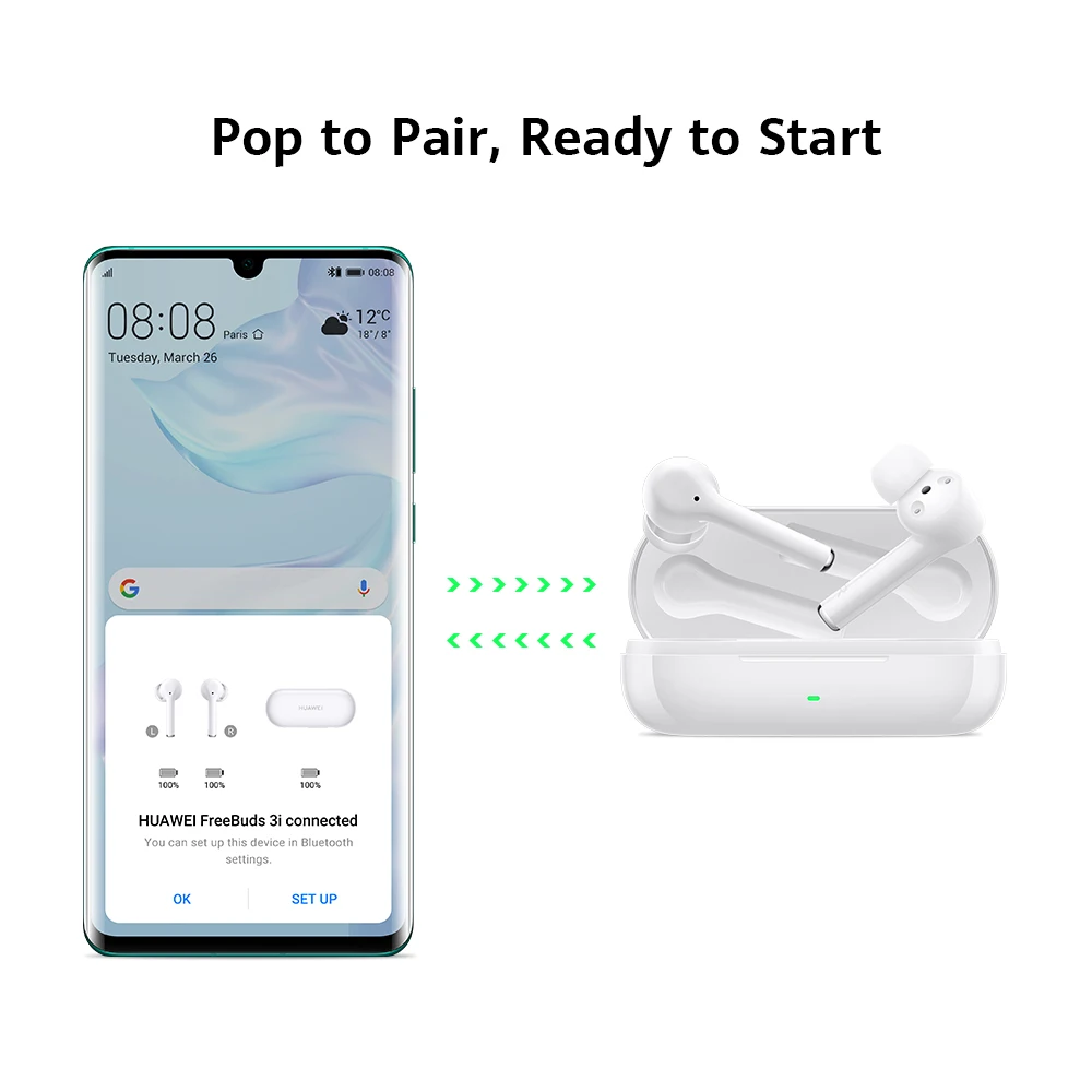 original huawei freebuds 3i wireless earphone tws bluetooth earphone headset active noise canceling 3 mic system global version free global shipping