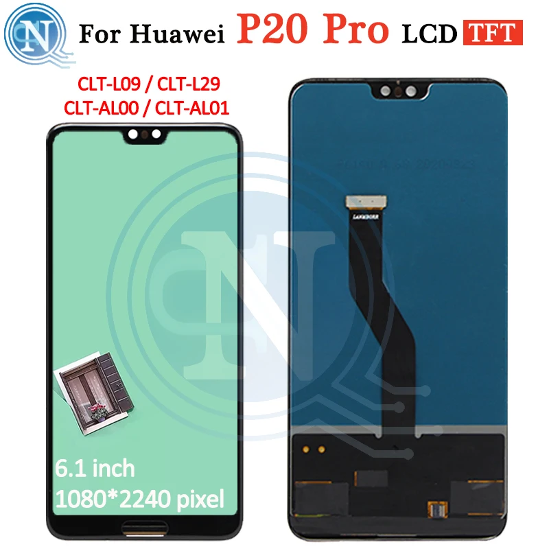 TFT ЖК-дисплей для Huawei P20 Pro с корпусом дисплей цифровым преобразователем