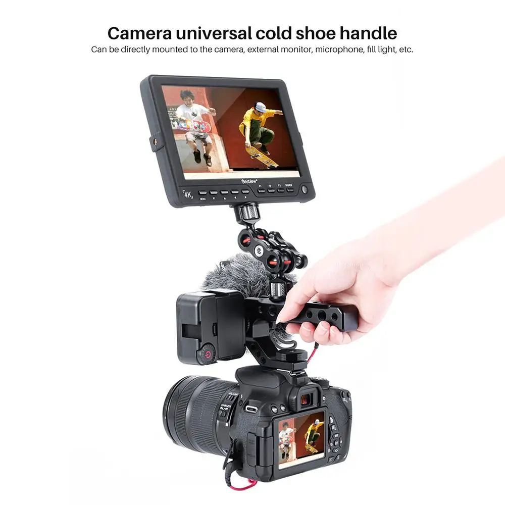 R005 DSLR камера Горячий башмак крепление вверх ручка Rig для sony A1000 A2000 Panasonnic GH5 GH5S
