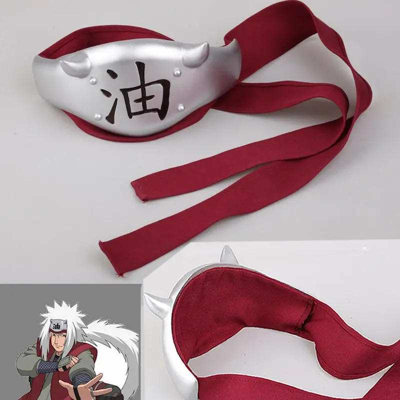 Хорошее качество костюмы повязка на голову деревня листьев Jiraiya облегающее