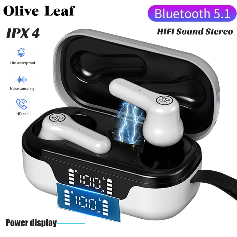 TWS беспроводные наушники Bluetooth гарнитура HD звонки водонепроницаемые ANC Pro