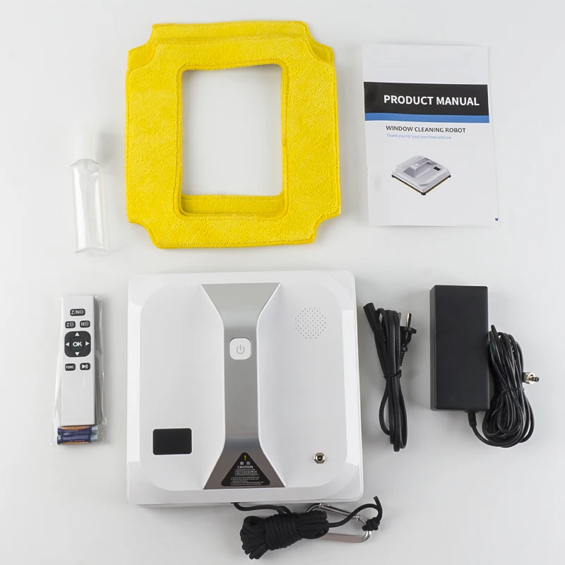 Window Cleaning Robot Machine 3000Pa Sensor Anti-drop Tile Wall Intelligent Recognition Of Borderless Glass | Бытовая техника