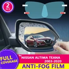Для Nissan Altima Teana J31 J32 L33 L34 2003-2020 полноразмерная пленка на зеркало заднего вида противотуманная Авто Зеркальная Наклейка Автомобильные аксессуары