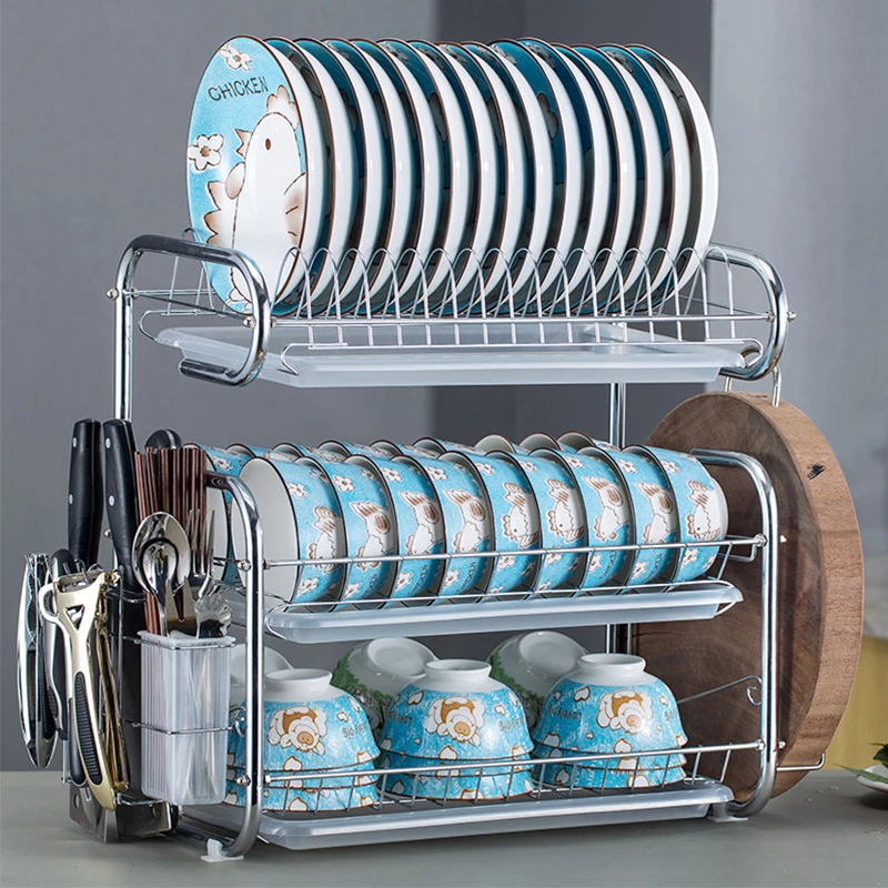 Кухонный стеллаж из нержавеющей стали кухонная стойка для хранения кухонный