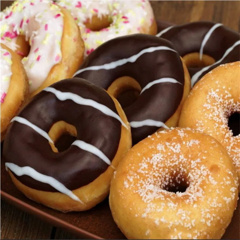 

Reusable Donut Mold Cake Mould Fondant Mold Dessert Tool Desserts Sweet Food Bakery Baking Cookie Donut Mold DIY Cake Tool