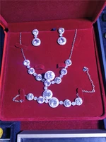 koraba s925 silver retro palace style natural aquamarine natural gemstone girls luxury jewelry set
