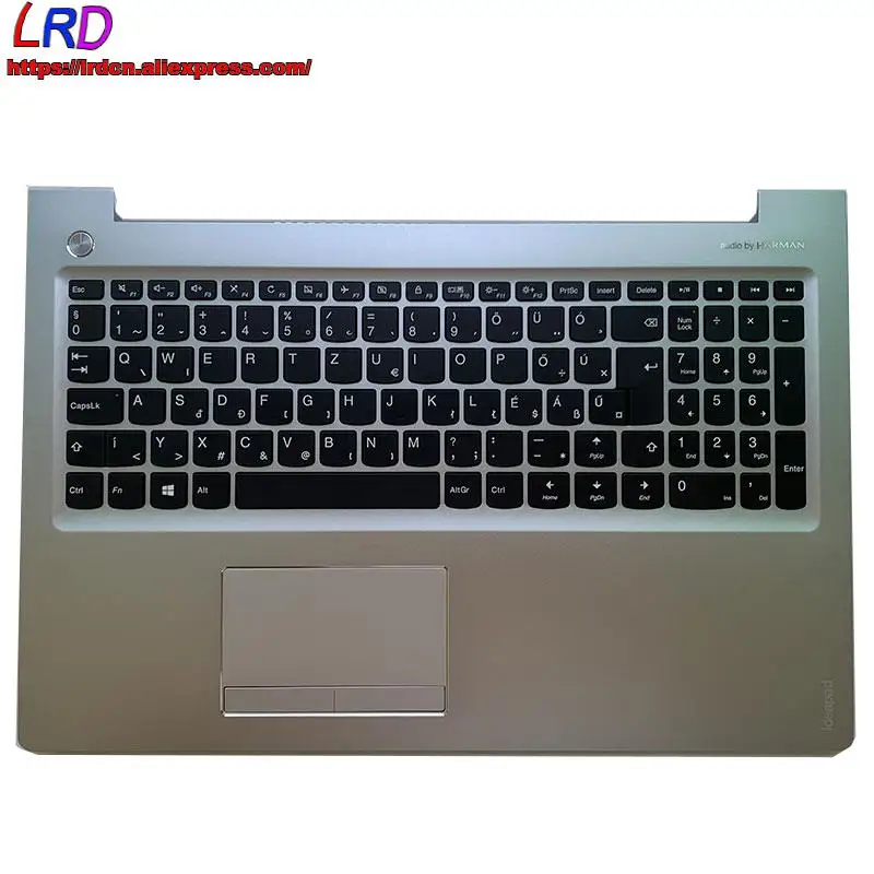 Корпус C серебристый верхний корпус с сенсорной панелью для Lenovo 510-15ISK IKB 310-15ABR IAP ISK