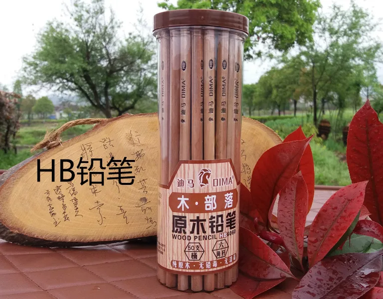 50 шт./баррель HB карандаш деревянные студенческие ручки для письма Детские