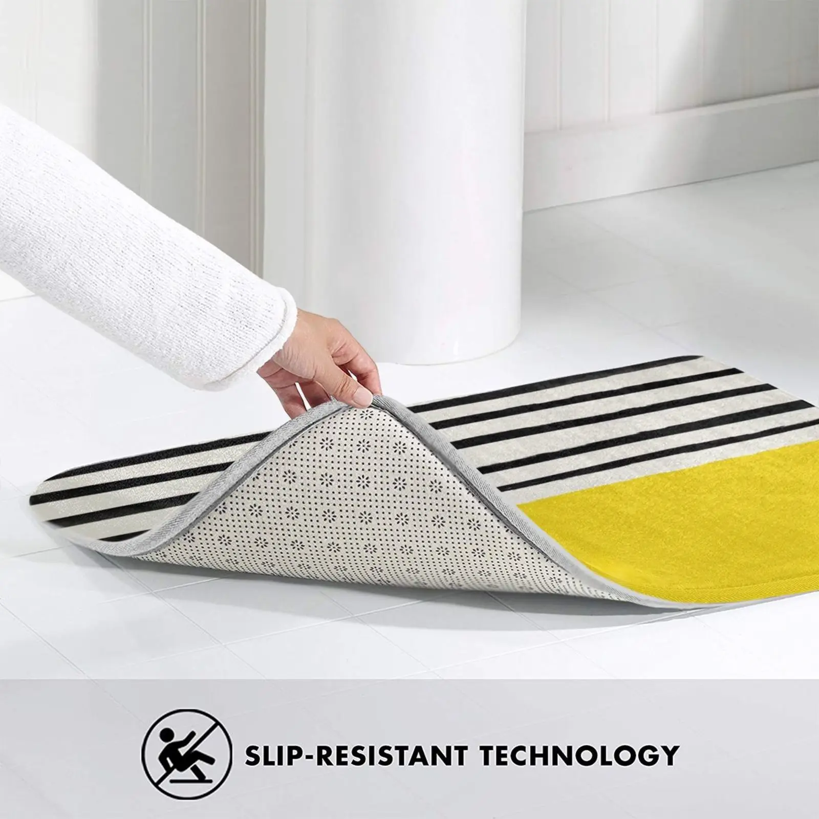 Саншайн X полосатые коврики ковер анти-скольжение Спальня входная дверь коврик