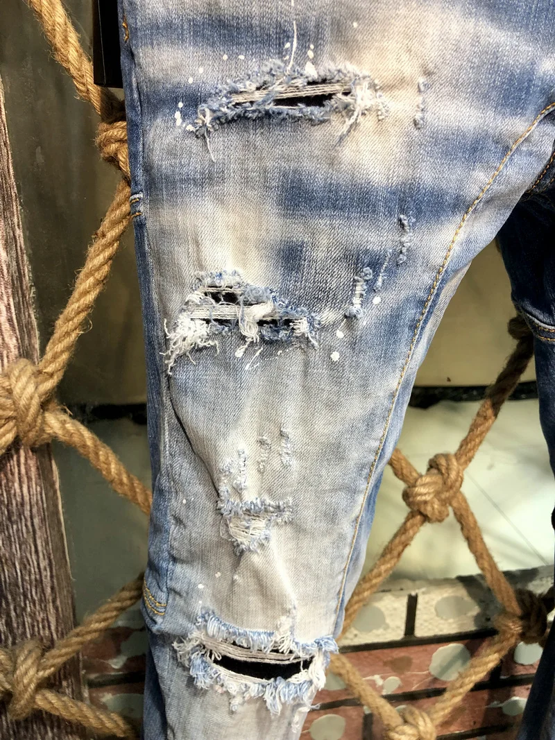 2022FW NEW DSQUARED2 WOMEn/Man Ripped Jeans Biker Jeans Outwear Men Trouser  A220