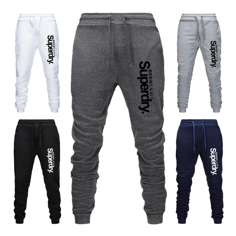 

New Men Joggers Running Jogging Pants Soft Bodybuilding Joggers Sweatpants Letter Fitness Sport Trousers Couples With Pants
