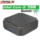 Мини-ПК CK2, Intel Core, Intel Win10, i5 7200U, 2,4 ГГц, 5,8 ГГц, Wi-Fi, 1000 МБ, Windows 10, Linux, гигабитный BT4.2 настольный компьютер