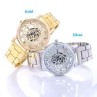 Часы-скелетоны мужские с браслетом из нержавеющей стали, 2020