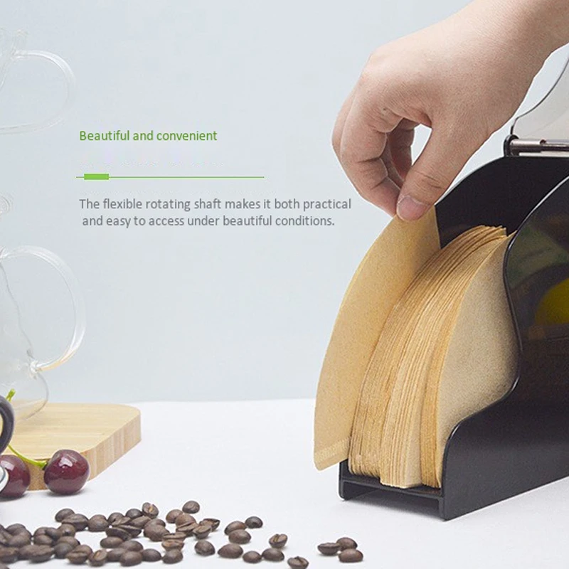 

Стойка для хранения фильтровальной бумаги V60 большой емкости/коническая коробка для фильтровальной бумаги/пылезащитные инструменты для фи...